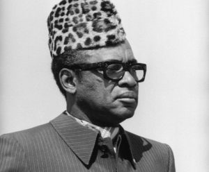 Mobutu Sese Seko, président du Zaïre, à Lubumbashi, dans le sud du pays, juin 1983. © Pascal Maitre pour J.A.