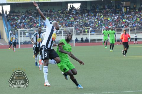 Après les 45 premières minutes de la rencontre entre les Club de foot Vita et TP Mazembe