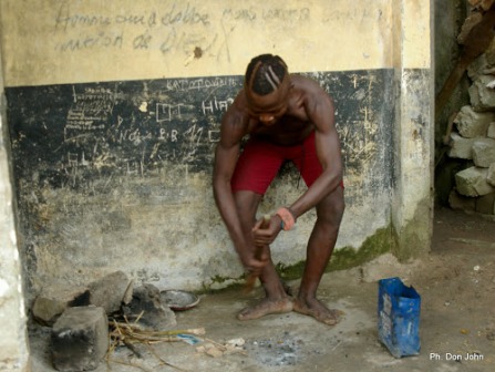 La prison de Sakania (Haut-Katanga) se trouve dans un état délabré