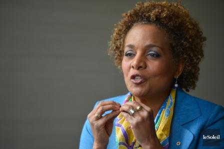 La Secrétaire Générale de l’Organisation Internationale de la Francophonie, OIF, Michaël Jean