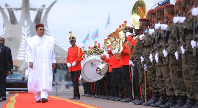 Le président Issoufou reçu au palais