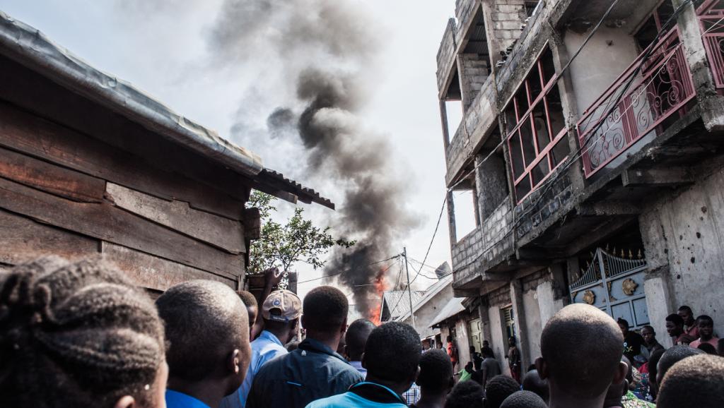 avion s'écrase sur un quartier populaire de Goma