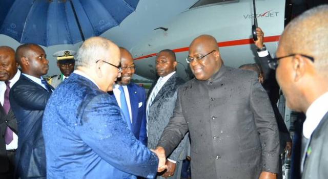 Félix Tshisekedi est à Libreville